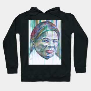 HARRIET TUBMAN watercolor portrait.2 Hoodie